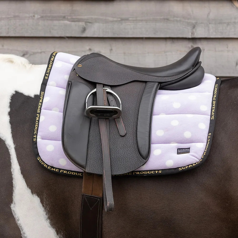 Supreme Products Dotty Fleece Saddle Pad