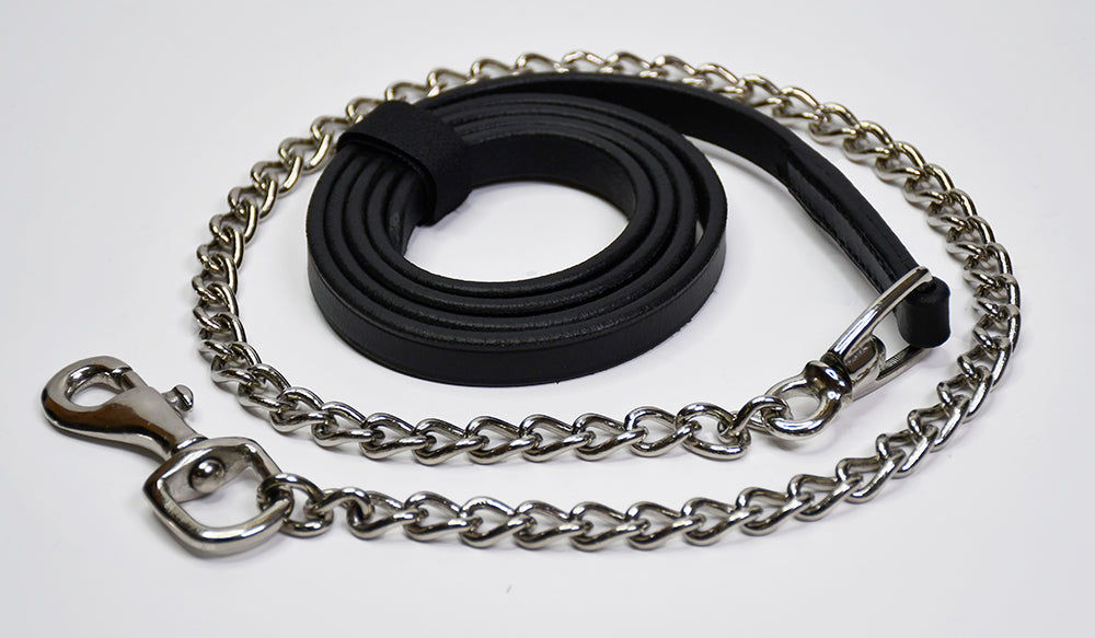 Rhinegold Leather Lead And Chain