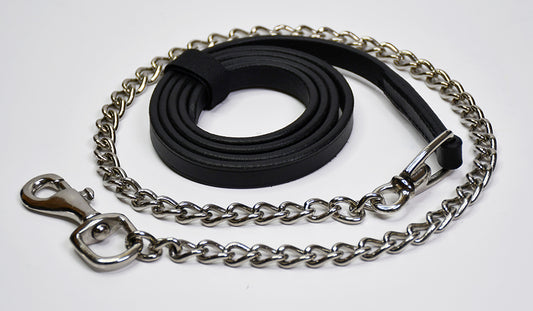 Rhinegold Leather Lead And Chain