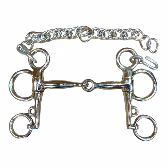 Nickel Plated Jointed Show Pelham